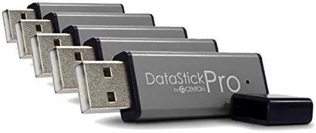 Alt view image 3 of 7 - Centon S1-U2P5-4-5B Mp Valuepack Usb 2.0 Datastick Pro Grey, 4Gb, 5Pack