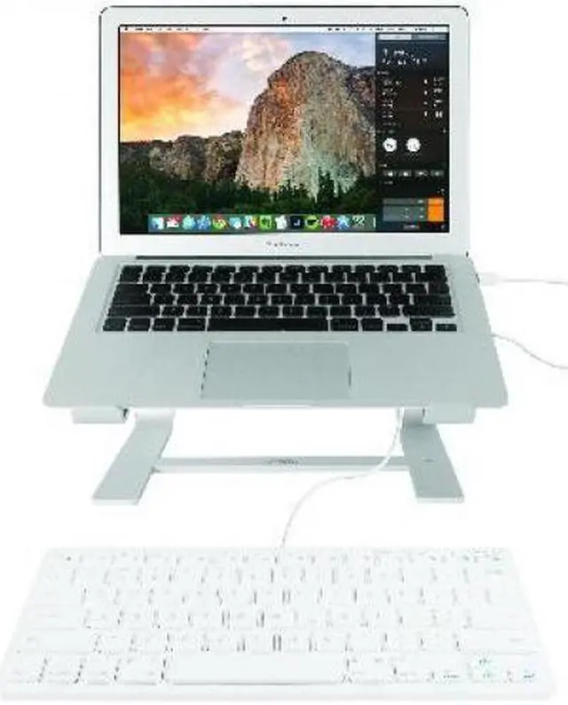 Alt view image 2 of 6 - Macally Compact USB Wired Keyboard for Mac and PC