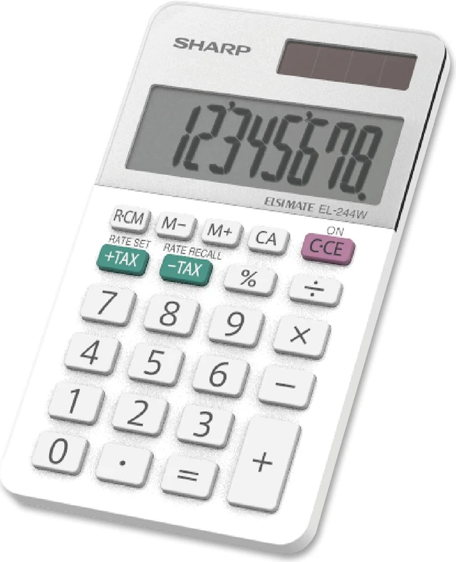 Alt view image 6 of 7 - Victor Technology EL-244WB Small Pocket Calculator - Quantity 1
