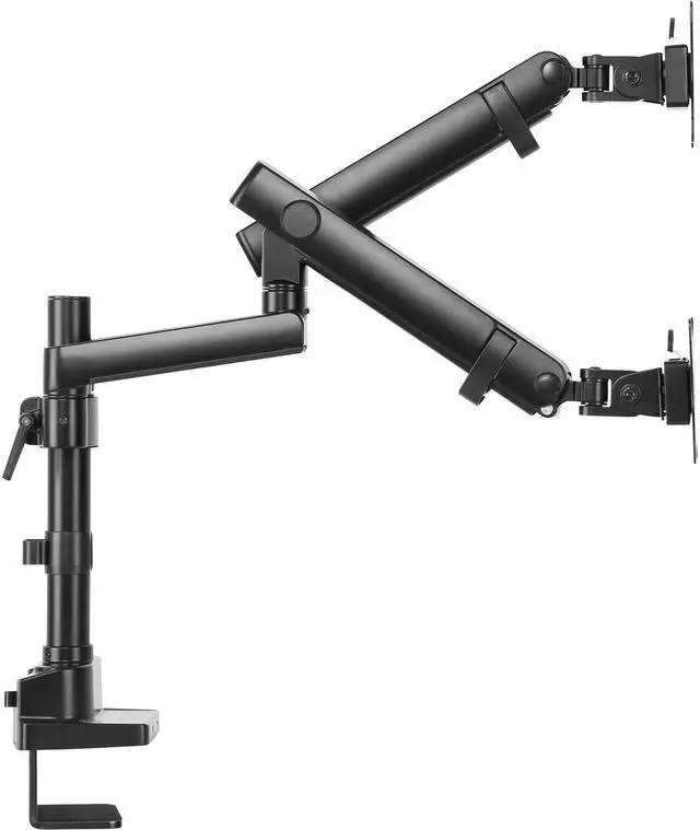 Alt view image 3 of 9 - V7 DMPRO2DTA-3N Desk Mount for Monitor - 32" Screen Support - Matte Black