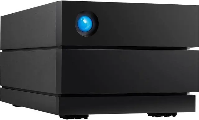 Alt view image 7 of 15 - LaCie 2big RAID 8TB USB-C External Hard Drive STHJ8000800 Black