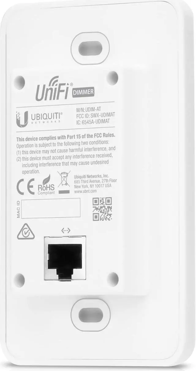 Alt view image 3 of 6 - Ubiquiti Hard Wire Dimmer UDIMAT5