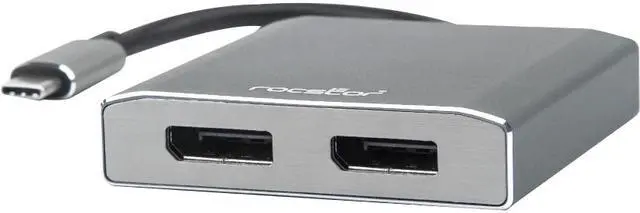 Alt view image 2 of 13 - ROCSTOR Y10A201-A1 USB-C TO DUAL DISPLAYPORT 4K60H