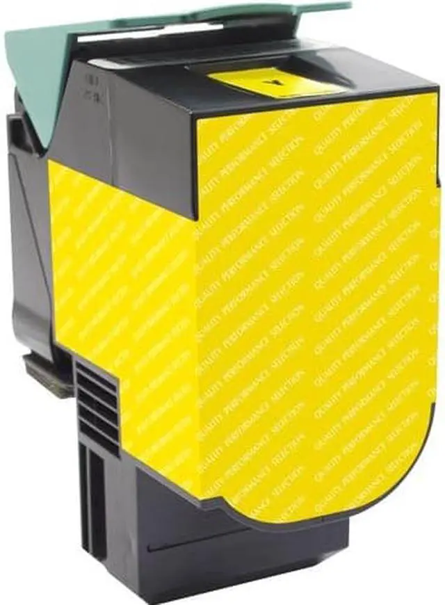 Alt view image 3 of 3 - Clover ufactured Lexmark 70C0H40 High Yield Yellow Toner Cartridge 200771