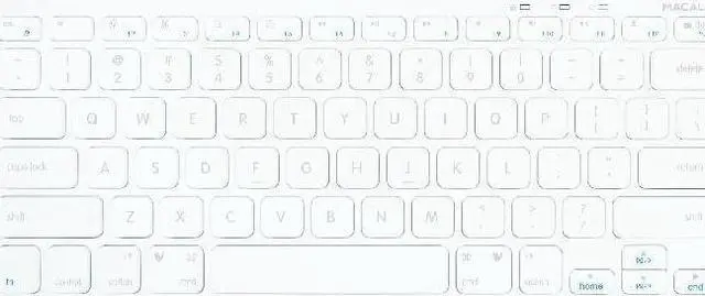 Alt view image 6 of 6 - Macally Compact USB Wired Keyboard for Mac and PC