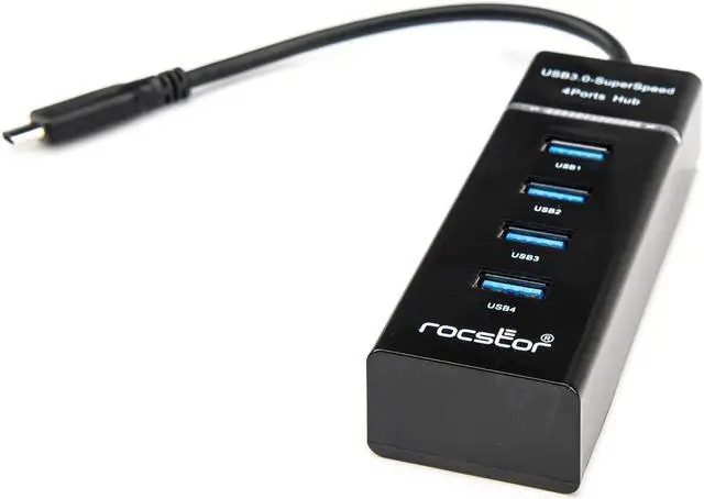 Alt view image 5 of 14 - 4PORT USB C HUB TO 4XUSB-A BUS