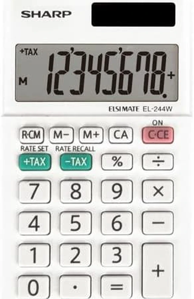 Alt view image 3 of 7 - Victor Technology EL-244WB Small Pocket Calculator - Quantity 1