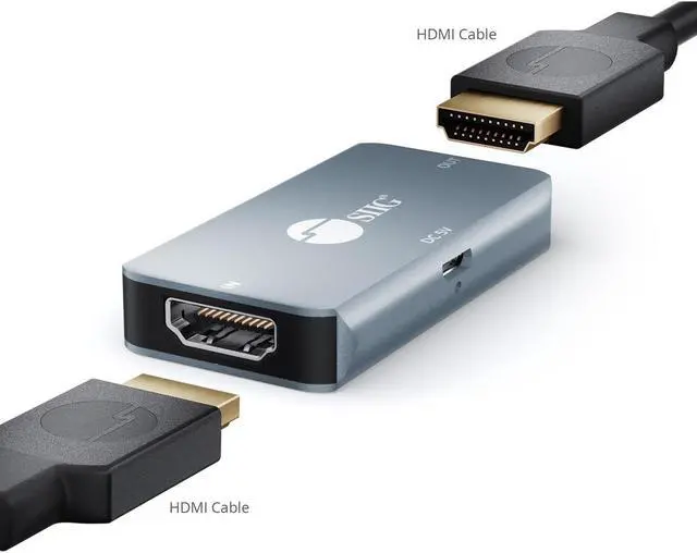 Alt view image 2 of 8 - SIIG HDMI 2.0 4K HDR Repeater CE-H24K11-S1