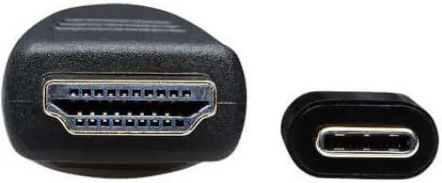Alt view image 2 of 12 - Tripp Lite USB C to HDMI Adapter Cable USB 3.1 Gen 1 4K M/M USB-C Black 6ft