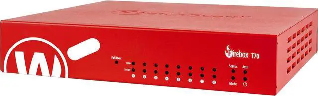 Alt view image 2 of 4 - WatchGuard Firebox T70 Network Security/Firewall Appliance
