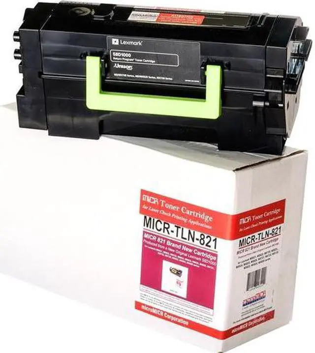Alt view image 3 of 6 - microMICR MICR Toner Cartridge Alternative for Lexmark Black MICRIMA821
