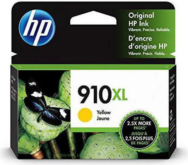 Alt view image 2 of 19 - HP 910XL High Yield Yellow Original Ink Cartridge, ~825 pages, 3YL64AN#140