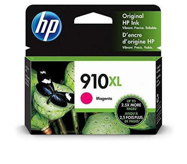 Alt view image 2 of 20 - HP 910XL High Yield Magenta Original Ink Cartridge, ~825 pages, 3YL63AN#140