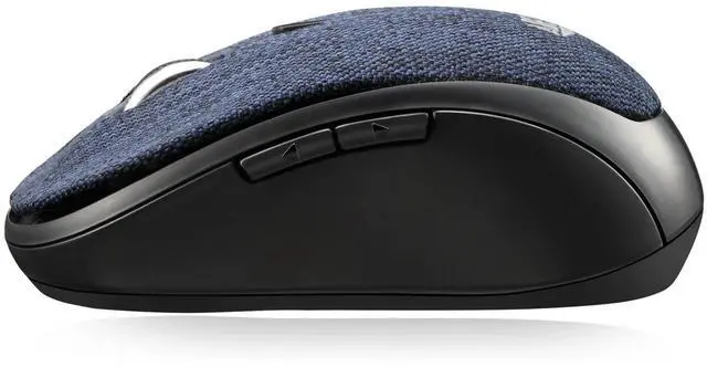 Main image of ADESSO IMOUSES80L ADESSO 2.4GHZ WIRELESS BLUE  FABRIC MINI OPTICAL MOUSE ,5-BUTTON ,  FABRIC SURFA