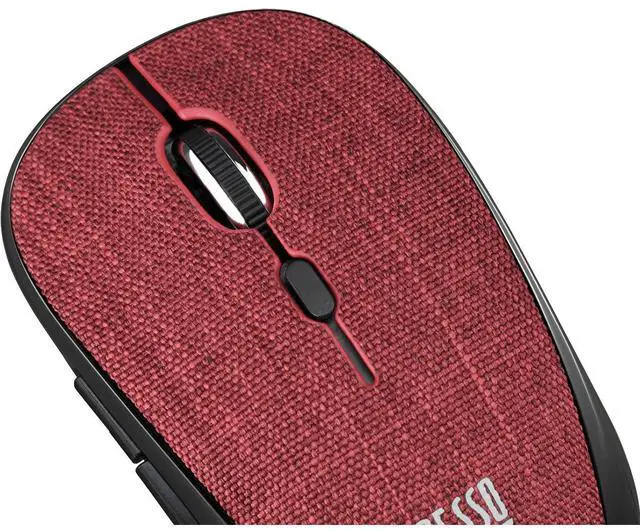 Alt view image 4 of 17 - Adesso iMouse S80R Mini Wireless 5-Button Fabic Mouse Red