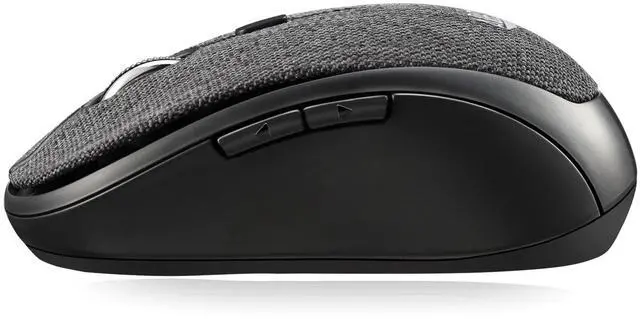 Alt view image 2 of 13 - ADESSO INC. iMouseS80B Wireless Optical Fabric Mouse