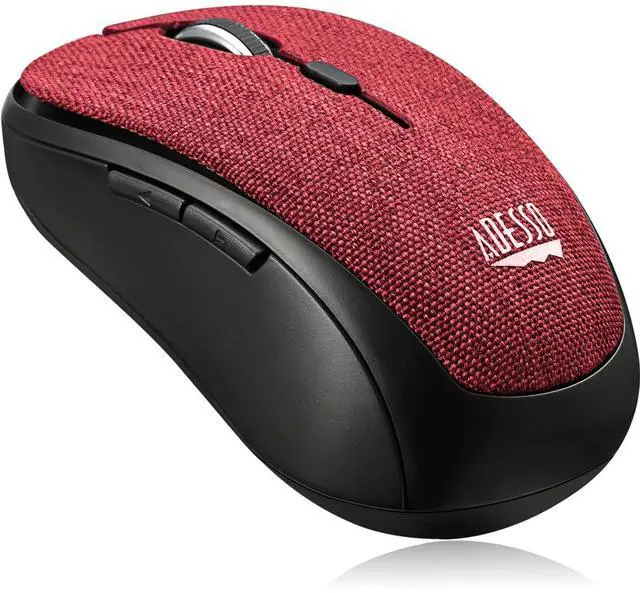 Alt view image 7 of 17 - Adesso iMouse S80R Mini Wireless 5-Button Fabic Mouse Red