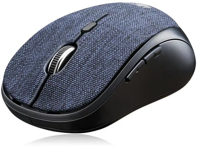 Alt view image 2 of 13 - ADESSO IMOUSES80L ADESSO 2.4GHZ WIRELESS BLUE  FABRIC MINI OPTICAL MOUSE ,5-BUTTON ,  FABRIC SURFA