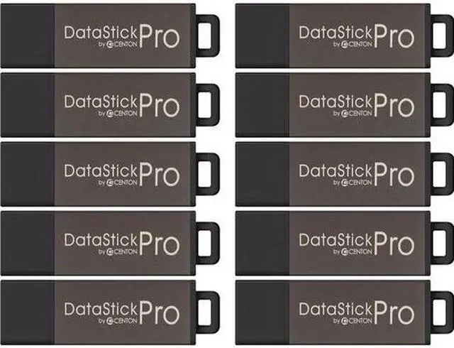 Alt view image 3 of 10 - Centon S1-U2P1-2G25PK Valuepack Usb 2.0 Datastick Pro (Grey) , 2Gb, 25 Pack