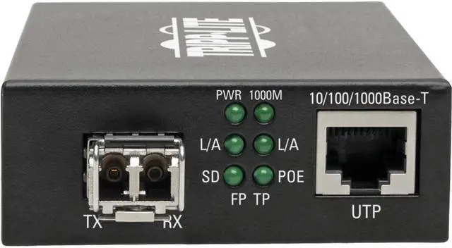 Alt view image 2 of 20 - Tripp Lite N785-P01-LC-MM1 Transceiver/Media Converter