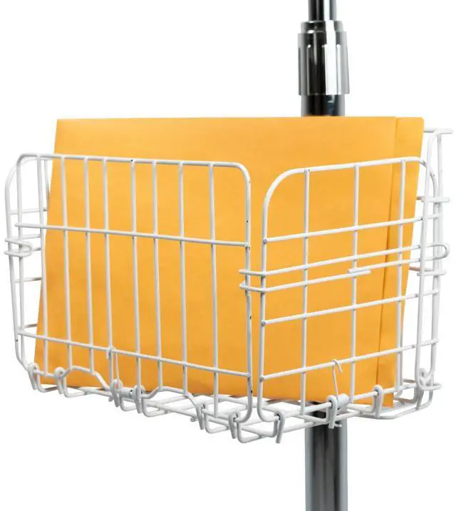 Alt view image 6 of 20 - CTA Digital PAD-HFSVU Gooseneck Floor Stand with VESA Plate and Storage Basket