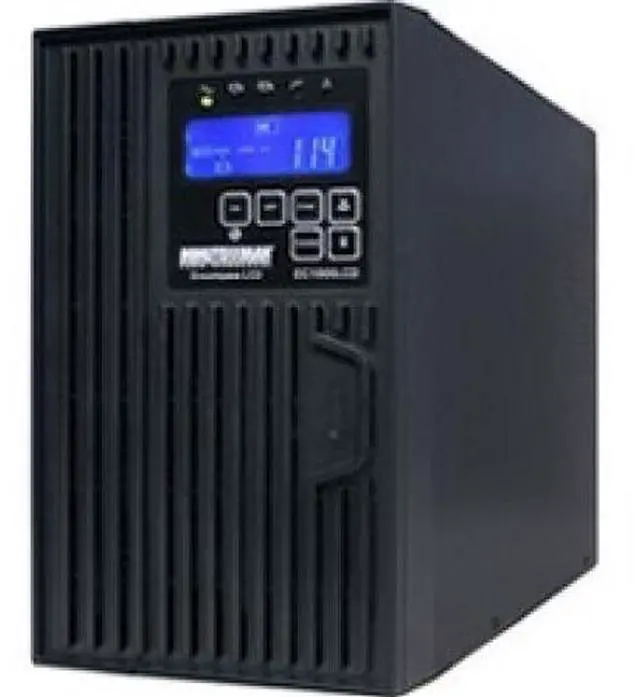 Main image of Minuteman EC2000LCD 2000 VA On-line Tower UPS with 8 0utlets - Tower - 3 Minute Stand-by - 120 V AC Input - 110 V AC, 120 V AC, 127 V AC Output - Serial Port - 8 x NEMA 5-15/20R Receptacle(s)