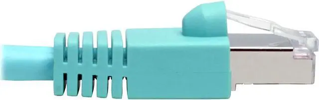 Alt view image 2 of 15 - Tripp Lite N262-035-AQ Cat.6a STP Patch Network Cable