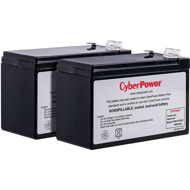 thumbnail image 2 of AJC Replacement UPS Battery For CyberPower CP1500PFCLCD – 12V 9Ah Sealed Lead Acid – F2 Connectors 2 of 3