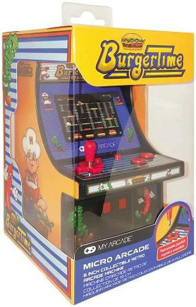 Alt view image 7 of 15 - DREAMGEAR DG-DGUNL-3203 6 RETRO BURGERTIME MICRO ARCADE
