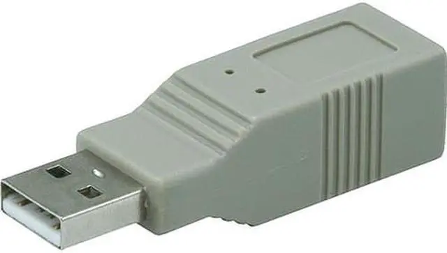 Alt view image 4 of 11 - Monoprice Inc. Usb 2.0 A Male/B Female Adaptor