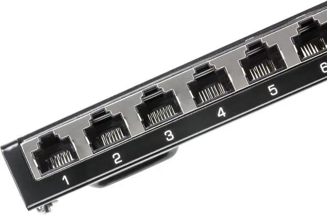 Alt view image 2 of 20 - TRENDnet TC-P12C6AS (V1.0R) 12-Port Cat6A Shielded Wall Mount Patch Panel
