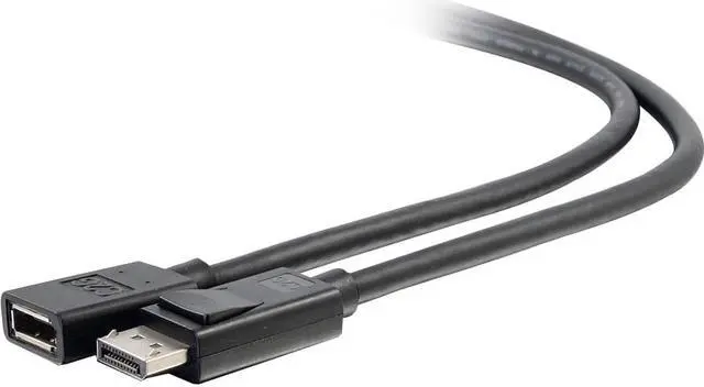 Alt view image 5 of 6 - C2G 6ft DisplayPort Extension Cable Male to Female DisplayPort Cable 54451