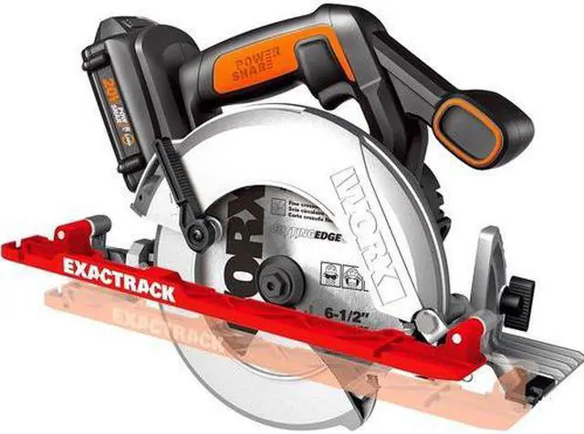 Main image of WORX ExacTrack 20V 6-1/2" Circular Saw WX530L