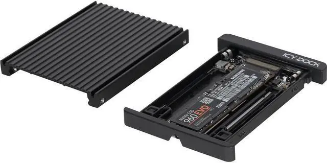 Alt view image 5 of 17 - Icy Dock Mb705m2p-B Drive Enclosure For 2.5" - U.2 (Sff-8639) Host Interface External - Black
