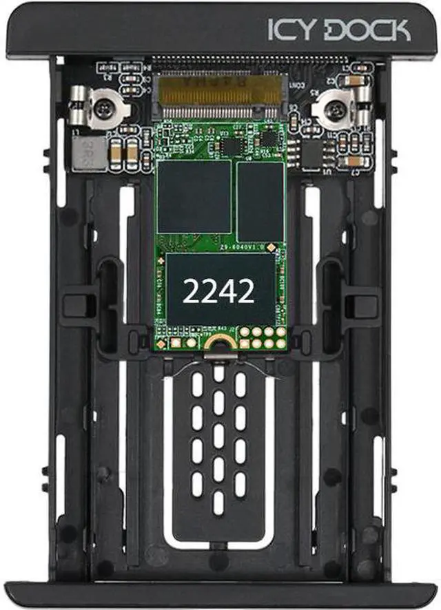 Alt view image 3 of 17 - Icy Dock Mb705m2p-B Drive Enclosure For 2.5" - U.2 (Sff-8639) Host Interface External - Black