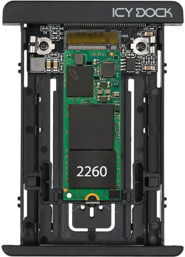 Alt view image 6 of 17 - Icy Dock Mb705m2p-B Drive Enclosure For 2.5" - U.2 (Sff-8639) Host Interface External - Black