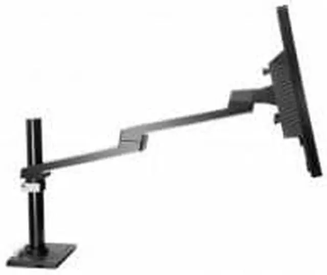 Alt view image 7 of 11 - Lenovo - 4XF0H70603 - Lenovo Mounting Arm for Monitor - Black - 20 lb Load Capacity - 1