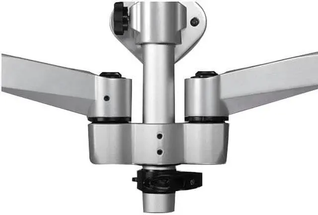 Alt view image 2 of 16 - StarTech Dual Monitor Adjustable Wall Mount Computer Workstation  WALLSTSI2