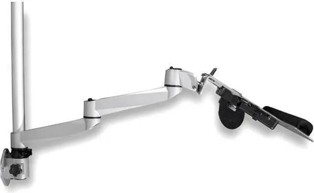 Alt view image 3 of 16 - StarTech Dual Monitor Adjustable Wall Mount Computer Workstation  WALLSTSI2