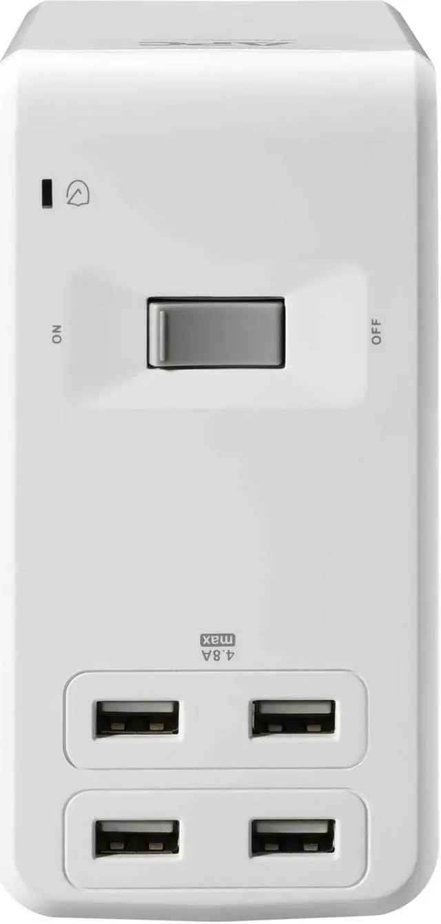 Alt view image 5 of 9 - APC Desk Mount Power Station, 6 Outlet U-Shaped Surge Protector, 1080 Joule of Surge Protection with 4 USB A Charging Ports (PE6U4W)