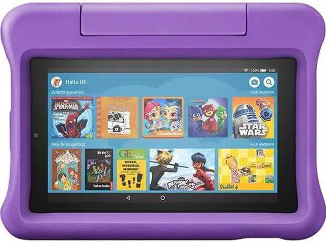 Alt view image 4 of 20 - Amazon - Fire 7 Kids Edition 2019 release - 7" - Tablet - 16GB - Purple