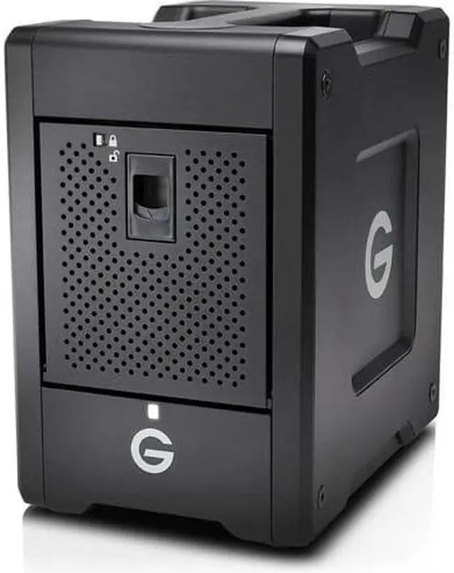 Alt view image 7 of 13 - G-Technology G-SPEED Shuttle 48TB Thunderbolt 3 Hard Drives - Desktop External 0G10087 Black