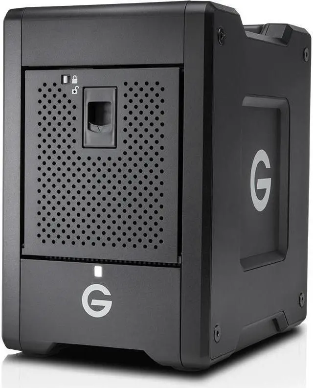 Alt view image 12 of 13 - G-Technology G-SPEED Shuttle 48TB Thunderbolt 3 Hard Drives - Desktop External 0G10087 Black