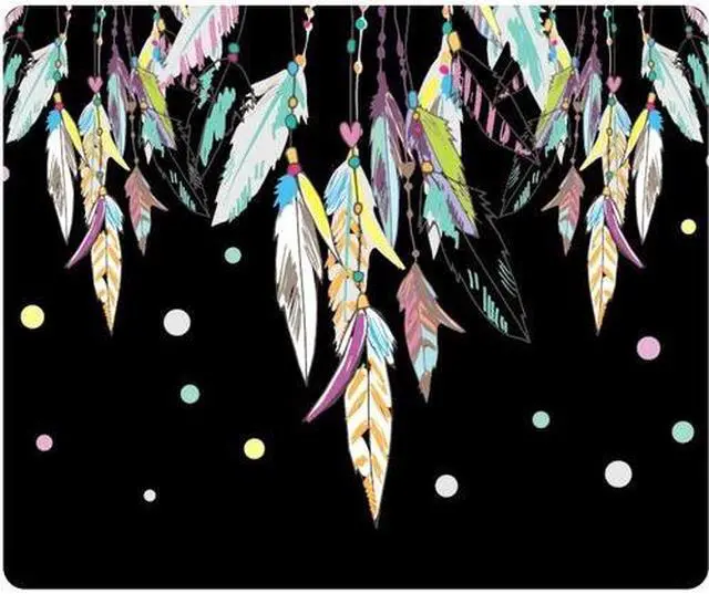 Alt view image 4 of 10 - OTM Hipster Prints Black Mouse Pad, Dream Catcher Color