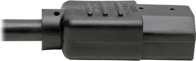 Alt view image 3 of 18 - Tripp Lite P004-18N-2C13 C14 Male to C13 Female Splitter, PDU Style - C14 to 2x C13, 10A, 100–250V, 18 AWG, 18 in., Black