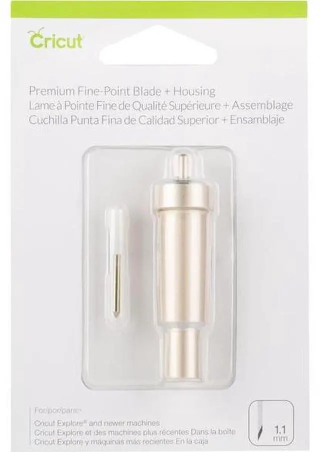 Alt view image 2 of 5 - Cricut Premium Fine-Point Blade and Housing Gold 2004225
