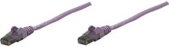 Alt view image 2 of 3 - Intellinet 0.5ft Cat6 Snagless Unshielded (UTP) Network Patch Cable Purple