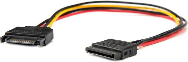 Alt view image 2 of 16 - Rocstor 12in 15 Pin SATA Power Extension Cable