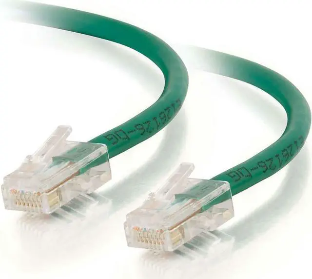 Alt view image 6 of 8 - C2G 04139 Cat6 Cable - Non-Booted Unshielded Ethernet Network Patch Cable, Green (15 Feet, 4.57 Meters)