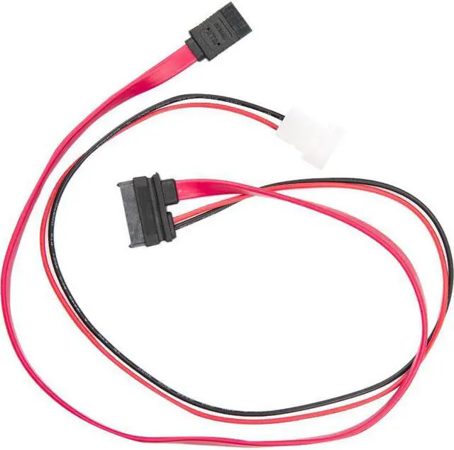 Alt view image 5 of 15 - Rocstor 20in / 50cm Slimline SATA Male to SATA Cable